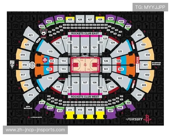 火箭队2017主场高清图片与座位分布图